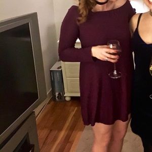 Off the Shoulder Mini Dress